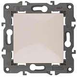 Выключатель кнопочный ЭРА Elegance 10AX 250V 14-1111-02 Б0047863