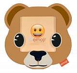 Фоторамка Innova PI09816 Ф/рамка 10*10cm Emoji bear, пластик (6/768) Б0037341