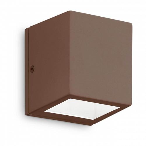 Уличный настенный светильник Ideal Lux Twin AP1 Small Coffee