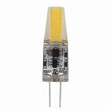 Лампа светодиодная ЭРА G4 1,5W 4000K прозрачная LED JC-1,5W-12V-COB-840-G4 Б0033198