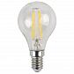 Лампа светодиодная филаментная ЭРА E14 7W 4000K прозрачная F-LED P45-7W-840-E14 Б0027947 - фото №1