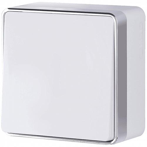 Выключатель Werkel одноклавишный проходной Gallant белый WL15-01-03 4690389102042