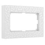 Рамка Werkel Hammer для двойной розетки белый W0082401 4690389163593
