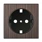 Лицевая панель Werkel розетки бронзовая WL12-SKGS-IP20-CP 4690389100482 - фото №1