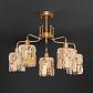 Потолочная люстра Eurosvet 10101/5 перламутровое золото/прозрачный хрусталь Strotskis - фото №3