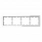 Рамка 4-постовая Schneider Electric Merten D-Life MTN4040-6520 - фото №1