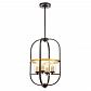 Подвесная люстра Lumina Deco Monterey LDP 1141-4 BK+MD - фото №4