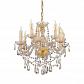 Подвесная люстра Lumina Deco Eliza LDP 7026-6+3 SL+GD - фото №2