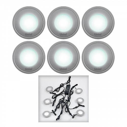 Ландшафтный светильник (08938) Uniel 4500K ULM-R06-0,5W*6/NW
