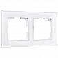 Рамка на 2 поста Werkel Favorit белый W0021101 4690389159565 - фото №1