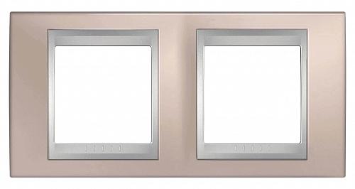 Рамка 2-постовая Schneider Electric Unica Top MGU66.004.096