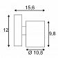 Уличный настенный светильник SLV Sitra 230332 - фото №2