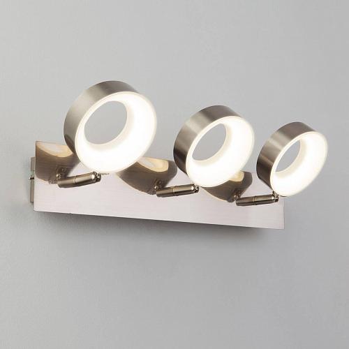 Настенный светильник Eurosvet 20065/3 сатин-никель