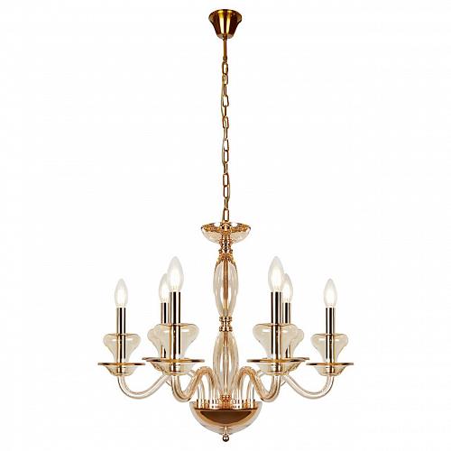 Подвесная люстра iLamp Mercury P9448-6 Gold