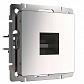 Розетка Ethernet RJ-45 Werkel глянцевый никель W1181002 4690389158247 - фото №1