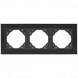 Рамка 3-постовая Efapel Logus 90 Metallo никель/серый 90930 TQS