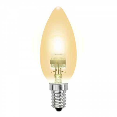 Лампа галогенная (04119) Uniel E14 42W золотая HCL-42/CL/E14 candle gold