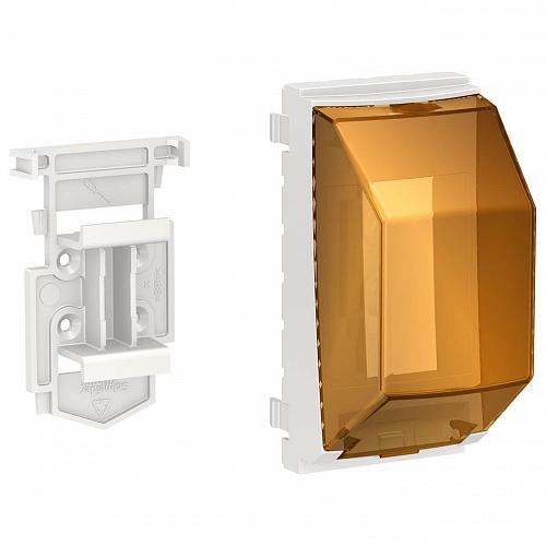 System+Адаптер для монтажа до двух 18мм модульных устройств Schneider Electric Unica New NU9800