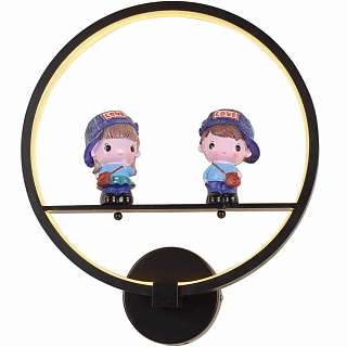 Настенные светильники голубого цвета