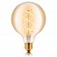Лампа светодиодная филаментная диммируемая E27 5W 2200K золотая 057-363 - фото №1