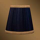 Абажур Bohemia Ivele SH11B синий с золотой каймой