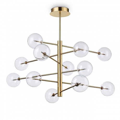 Подвесная люстра Ideal Lux Equinoxe SP12 Ottone Antico 200125