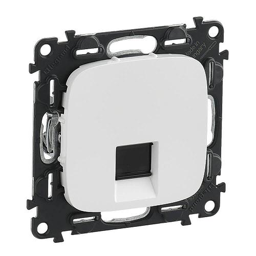 Информационная розетка RJ45 Legrand Valena Allure белая 753740