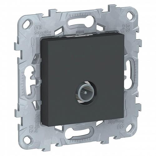 Розетка TV проходная Schneider Electric Unica New NU546354