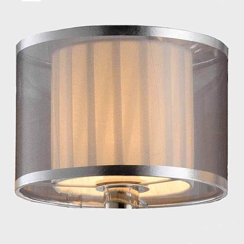 Абажур Newport 1601/FL двойной серебристый М0056423