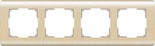 Рамка Werkel Stream на 4 поста шампань WL12-Frame-04 4690389079153