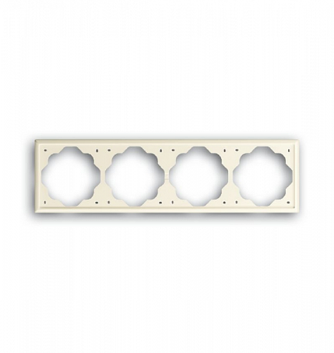 Рамка 4-постовая ABB Impuls слоновая кость 2CKA001754A4315