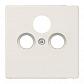 Накладка TV-SAT-FM розетки Jung LS 990 слоновая кость LS990SAT - фото №1