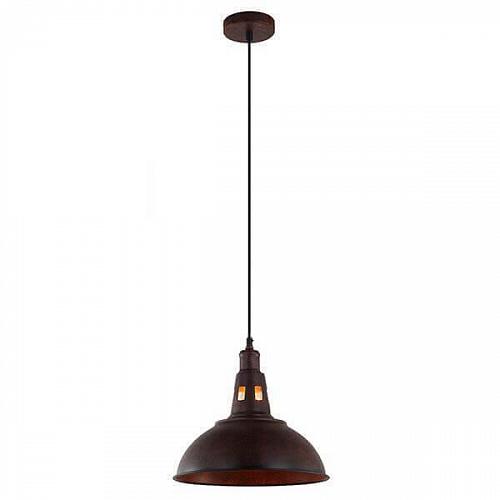 Подвесной светильник Eurosvet 50052/1 патинированный черный