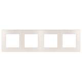Рамка 4-постовая ЭРА 12 сатин перламутр 12-5104-15 Б0052538