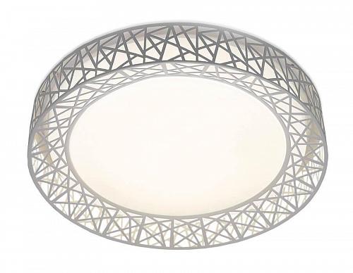 Потолочный светодиодный светильник Ambrella light Orbital Design F122 WH 72W D450