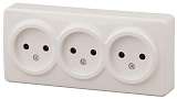 Розетка ЭРА Эксперт 3х2P 16A 250V 11-2207-02 Б0020698