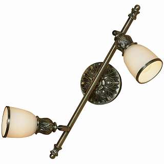 Споты с двумя плафонами в классическом стиле Споты с двумя плафонами в классическом стиле