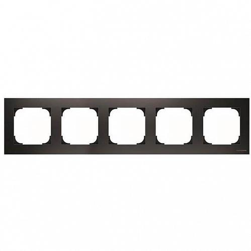 Рамка 5-постовая ABB SKY Чёрный бархат 2CLA857500A1501