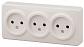 Розетка ЭРА Эксперт 3х2P 16A 250V 11-2207-02 Б0020698 - фото №1