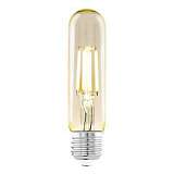 Лампа светодиодная филаментная Eglo E27 3,5W 2200К янтарь 11554
