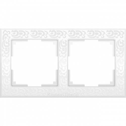 Рамка Werkel Flock на 2 поста слоновая кость WL05-Frame-02-ivory 4690389046919