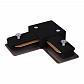Коннектор угловой Elektrostandard TRC-1-1-L-BK a039597 - фото №1