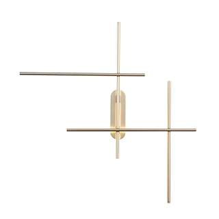 Настенные светильники матово-золотистого цвета