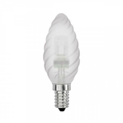 Лампа галогенная (04117) Uniel E14 42W матовая HCL-42/FR/E14 candle twisted
