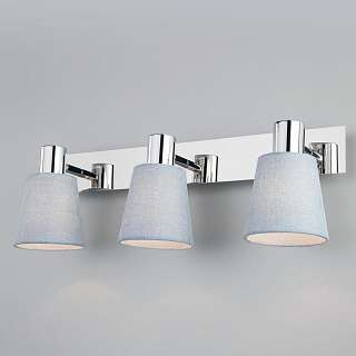 Споты с тремя и более плафонами голубого цвета