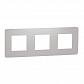 Рамка 3-постовая Schneider Electric Unica New NU280624 - фото №1