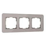 Рамка Werkel Elite на 3 поста дымчатый W0032417 4690389180750