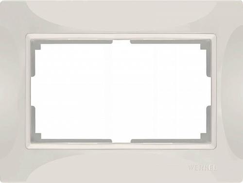 Рамка Werkel Snabb для двойной розетки слоновая кость basic WL03-Frame-01-DBL-ivory 4690389116995