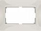 Рамка Werkel Snabb для двойной розетки слоновая кость basic WL03-Frame-01-DBL-ivory 4690389116995 - фото №1