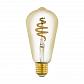 Лампа светодиодная филаментная диммируемая Eglo E27 5,5W 2200-6500K золотистая 12583 - фото №1